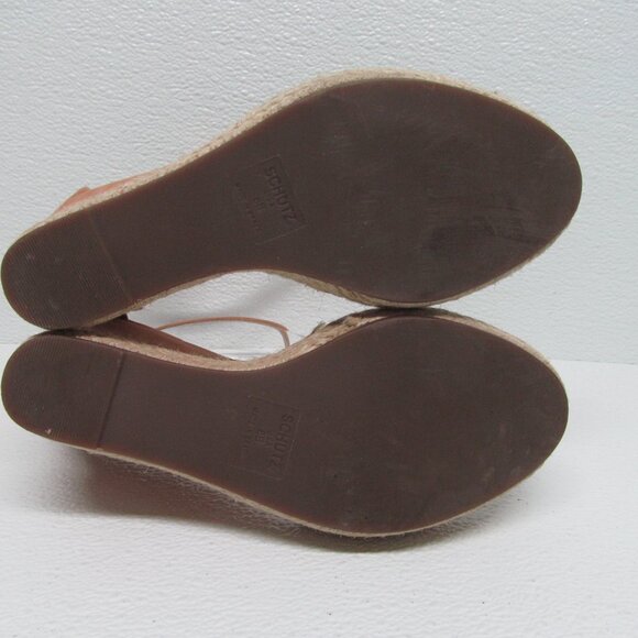 Schutz Women's Leather Wedge Sandals size 8 - Picture 9 of 9